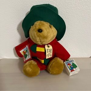 Valentine's Day Paddington Bear Plush 18 Vintage Sears Toy Stuffed St Patrick.